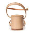 Sandália Feminina Casual Vizzano Salto Grosso Baixo Bloco Confortável Original Com Fivela