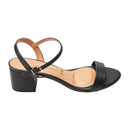 Sandália Feminina Casual Vizzano Salto Grosso Baixo Bloco Confortável Original Com Fivela