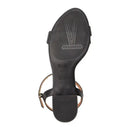 Sandália Feminina Casual Vizzano Salto Grosso Baixo Bloco Confortável Original Com Fivela