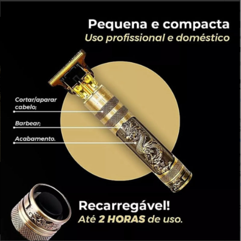 Máquina De Cortar Cabelo Para Barba Masculina Designer Aleatório Elétrico Profissional
