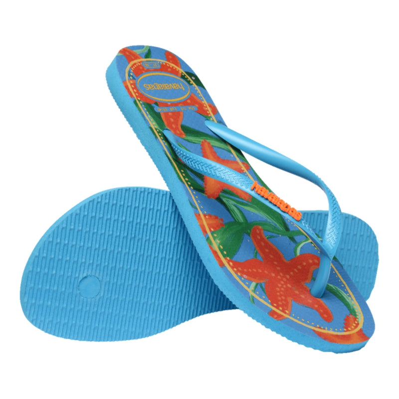 Chinelo Havaianas Feminina Slim Coral Tropical Original Lançamento Promoção