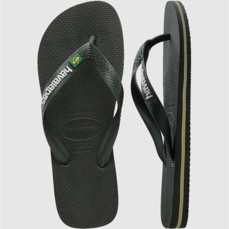 Chinelo Sandalia Havaianas Top Brasil Logo Masculino Feminino Original Com Bandeirinha