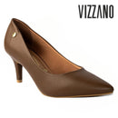 Scarpin Vizzano Feminino Salto BAIXO 4cm Fino Macio Original