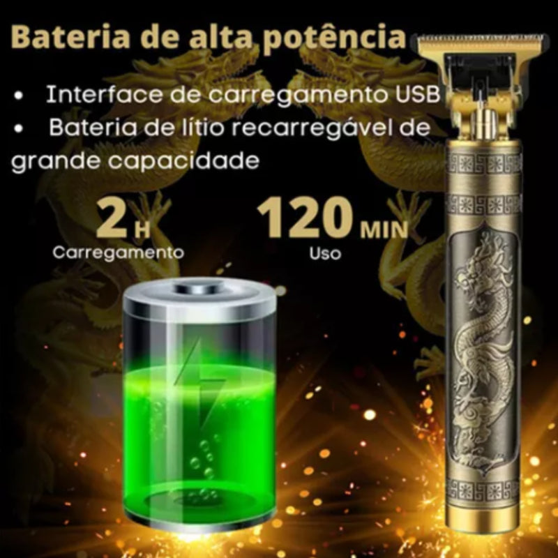 Máquina De Cortar Cabelo Para Barba Masculina Designer Aleatório Elétrico Profissional