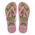 Chinelo Havaianas Feminina Slim Coral Tropical Original Lançamento Promoção