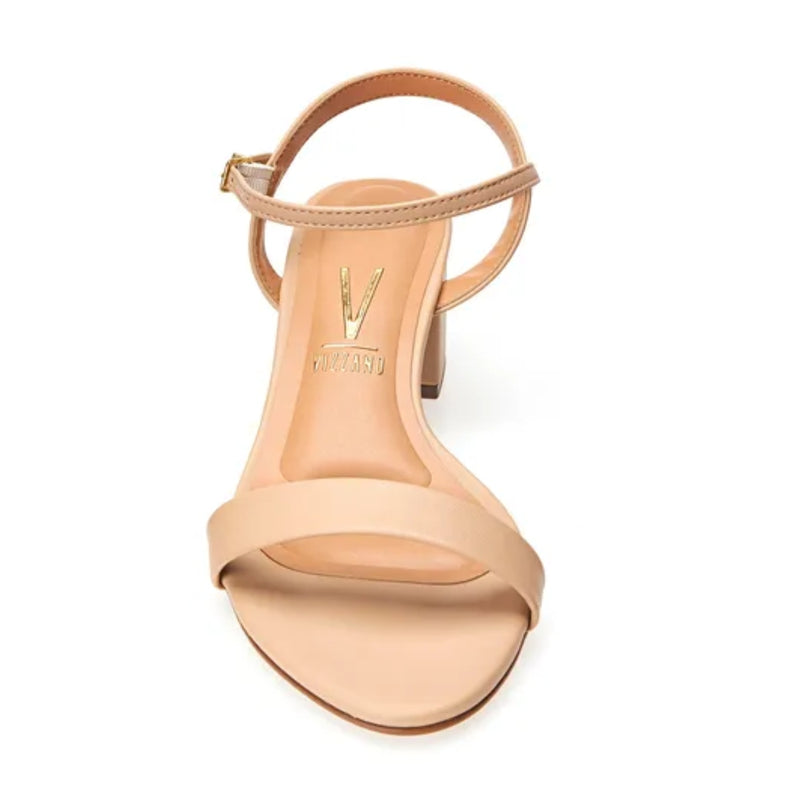 Sandália Feminina Casual Vizzano Salto Grosso Baixo Bloco Confortável Original Com Fivela