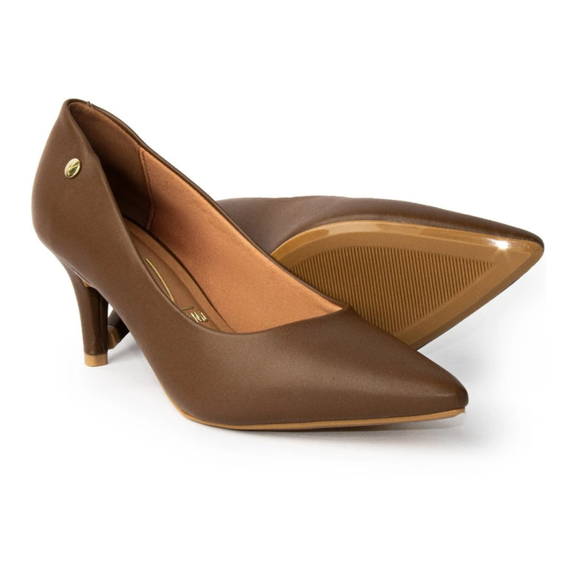 Scarpin Vizzano Feminino Salto BAIXO 4cm Fino Macio Original
