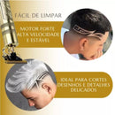 Máquina De Cortar Cabelo Para Barba Masculina Designer Aleatório Elétrico Profissional