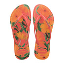 Chinelo Havaianas Feminina Slim Coral Tropical Original Lançamento Promoção