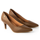 Scarpin Vizzano Feminino Salto BAIXO 4cm Fino Macio Original