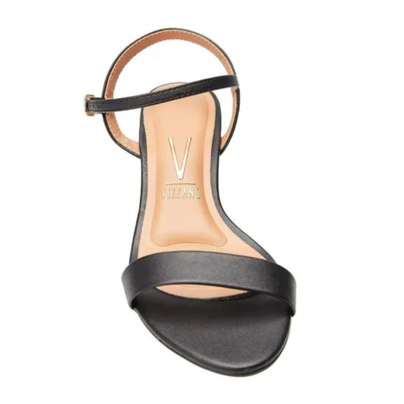 Sandália Feminina Casual Vizzano Salto Grosso Baixo Bloco Confortável Original Com Fivela