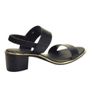 Sandália Feminina Salto Baixo Grosso Elastico Casual Beira Rio