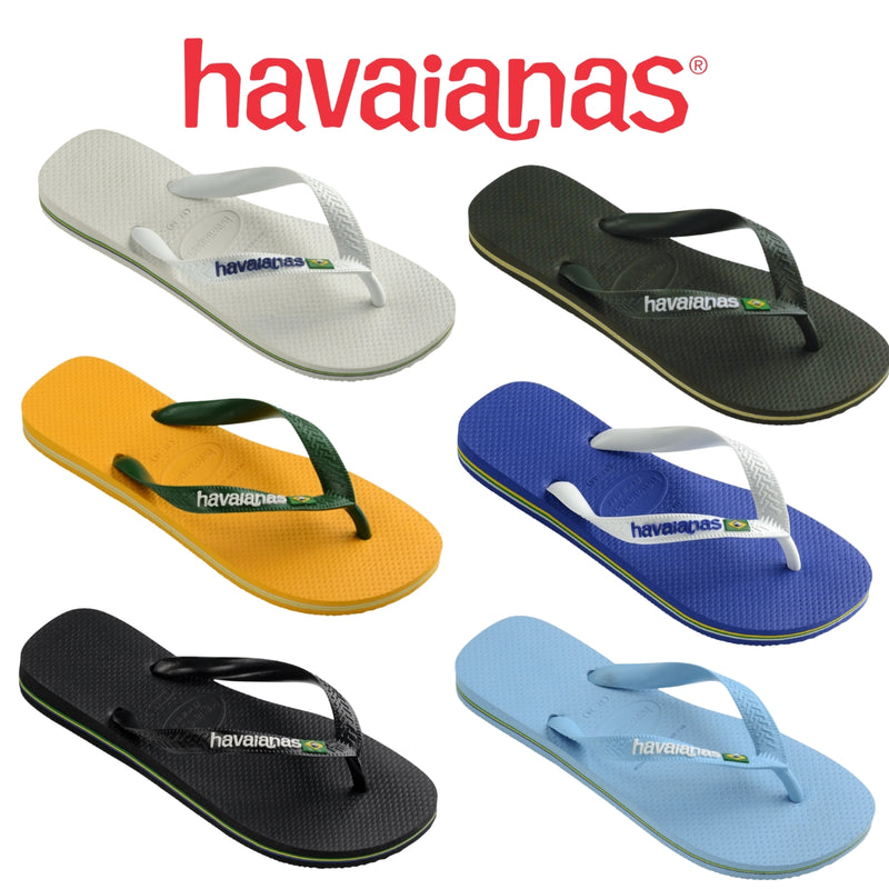 Chinelo Sandalia Havaianas Top Brasil Logo Masculino Feminino Original Com Bandeirinha
