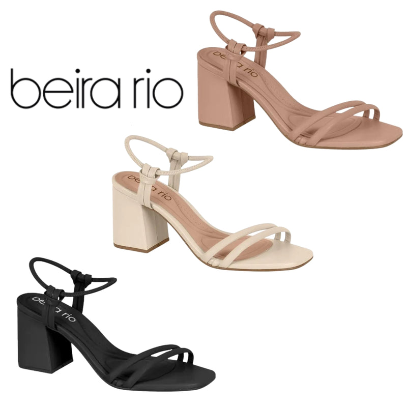 Sandalia Feminina Salto Groço Beira Rio Original