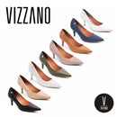 Scarpin Vizzano Feminino Salto BAIXO 4cm Fino Macio Original