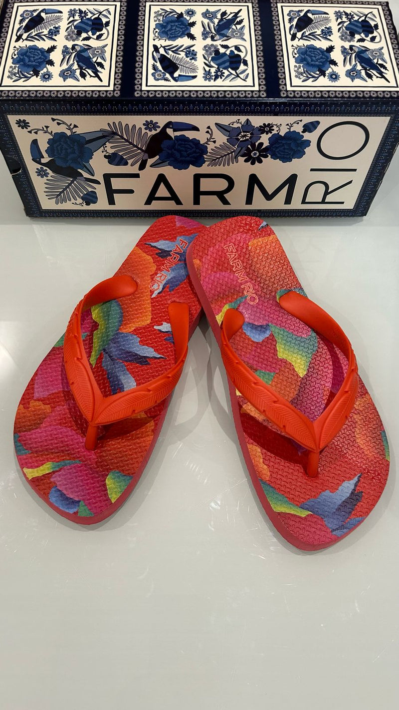 Chinelo Sandália Farm Rio Original Estampas Coleção 2025