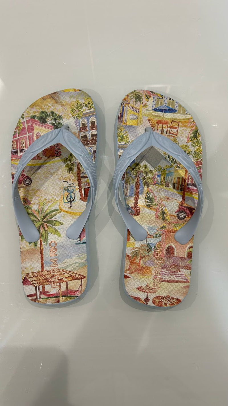 Chinelo Sandália Farm Rio Original Estampas Coleção 2025