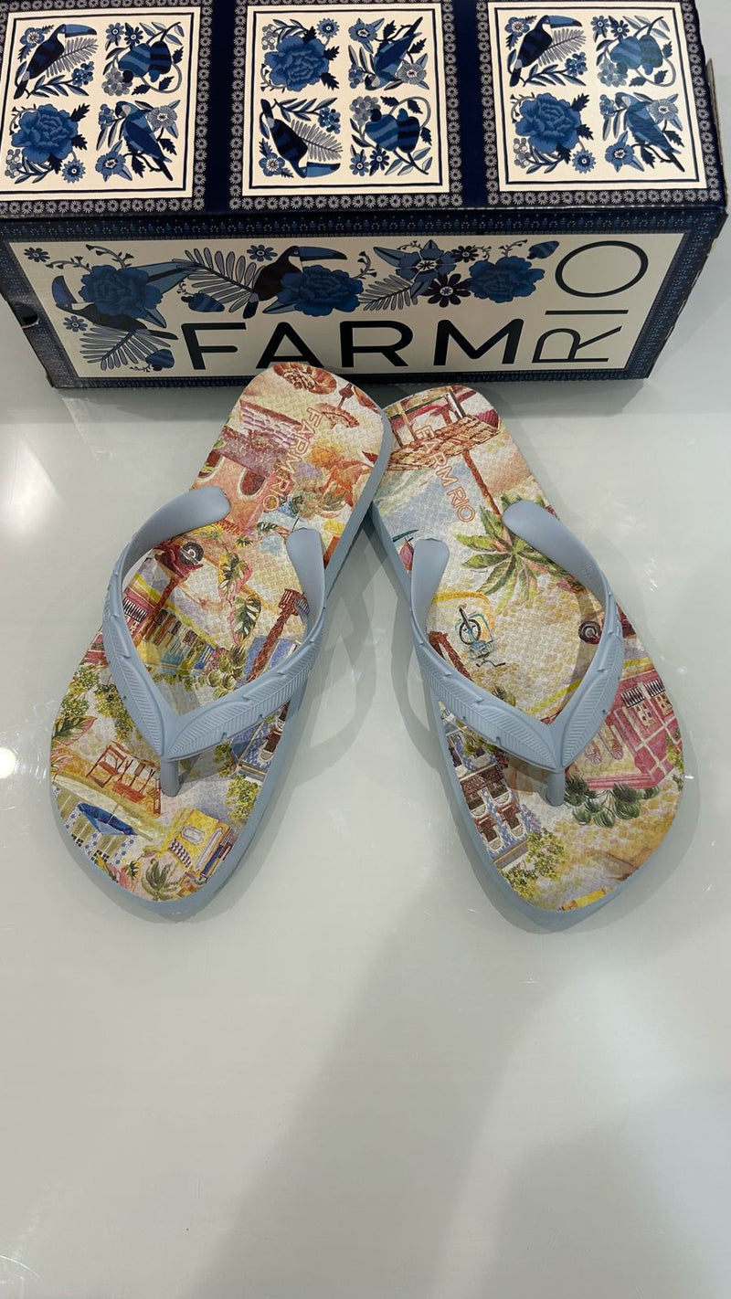 Chinelo Sandália Farm Rio Original Estampas Coleção 2025