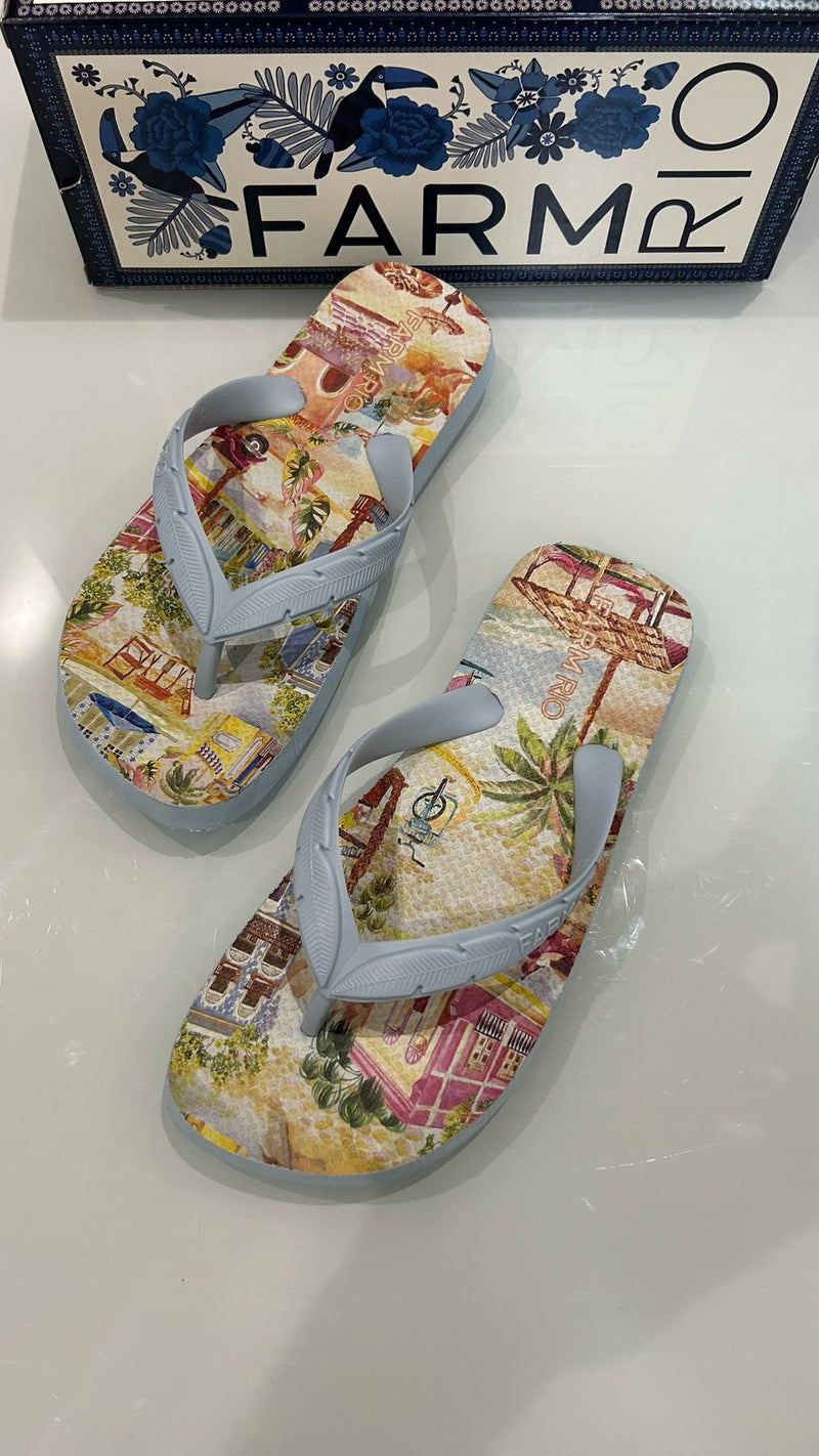 Chinelo Sandália Farm Rio Original Estampas Coleção 2025
