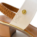 Sandália Feminina Salto Baixo Grosso Elastico Casual Beira Rio