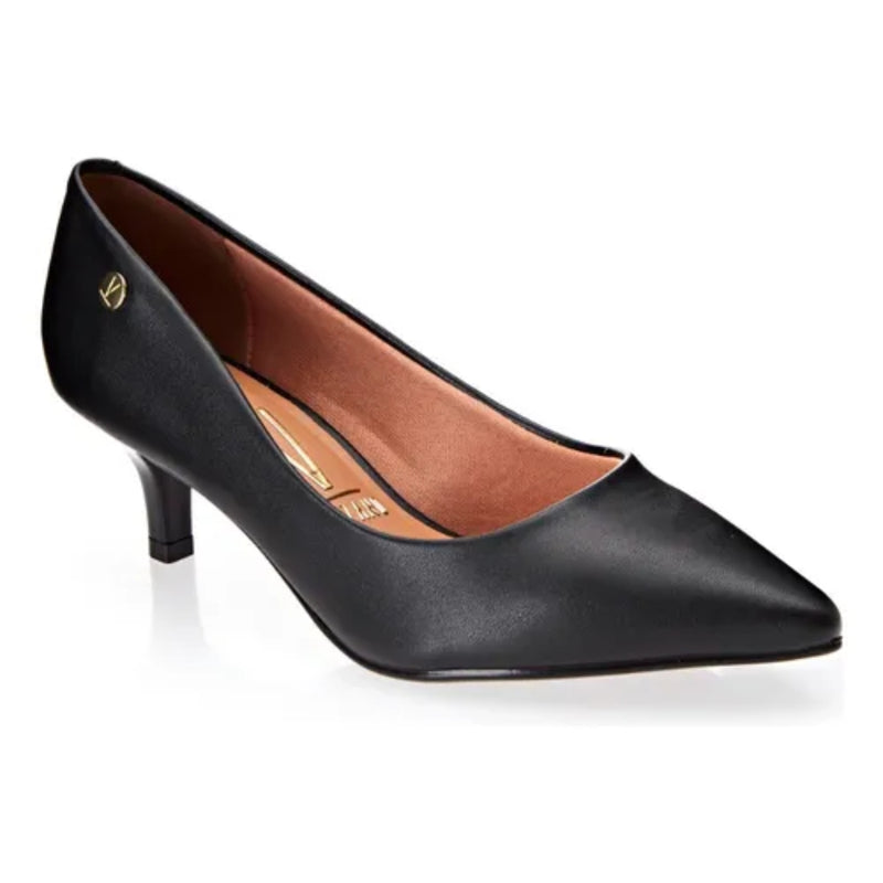 Scarpin Vizzano Feminino Salto BAIXO 4cm Fino Macio Original