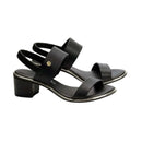 Sandália Feminina Salto Baixo Grosso Elastico Casual Beira Rio