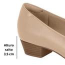 Sapato Feminino Modare Ortopédico Ultraconforto Preto Bege Confortável Original