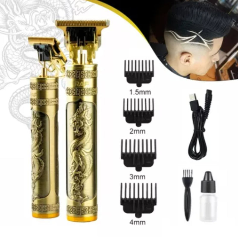Máquina De Cortar Cabelo Para Barba Masculina Designer Aleatório Elétrico Profissional